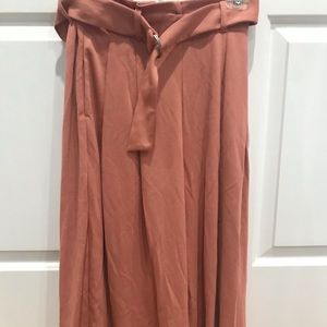 NEW Uniqlo pink belted pants for work